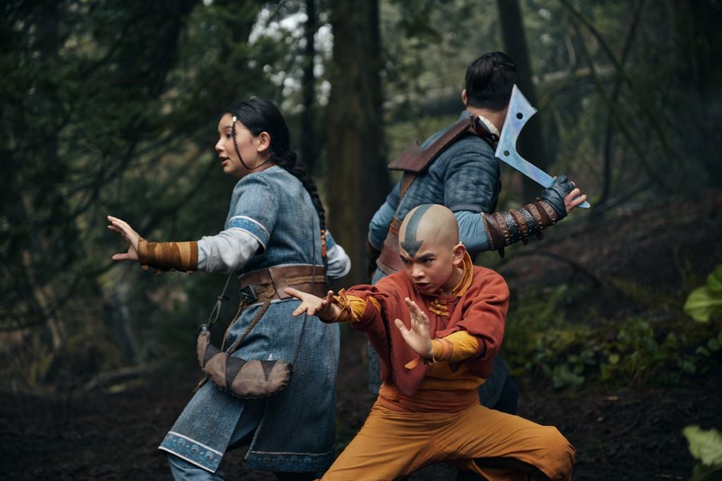 Patotinha explosiva de Avatar: O Último Mestre do Ar (Imagem: Divulgação/Netflix)
