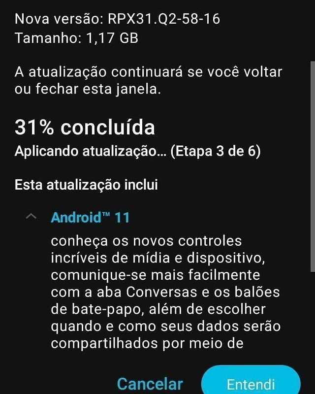 Atualização já começou a ser disponibilizada de forma gradativa no Brasil (Créditos: TudoCelular)