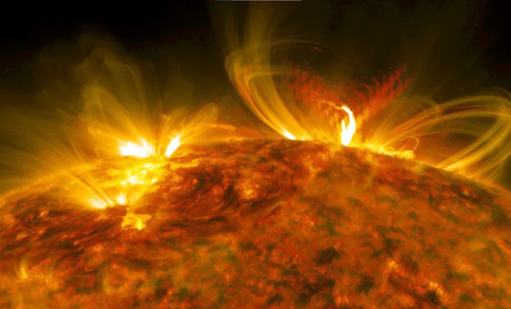 Toda a energia do Sol também significa perda de massa de seu material (Imagem: Reprodução/NASA/GSFC/SDO)