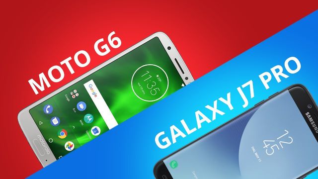 Moto G6 vs Galaxy J7 Pro [Comparativo]