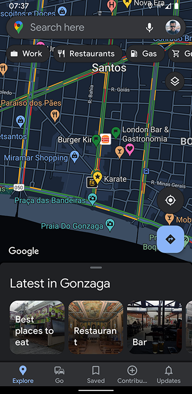 Mudanças diferentes para usuários diferentes no Maps (Imagem: Reprodução/Android Police)