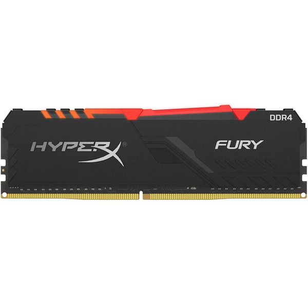 Memória HyperX Fury RGB, 8GB, 3000MHz, DDR4, CL15, Preto [BOLETO]