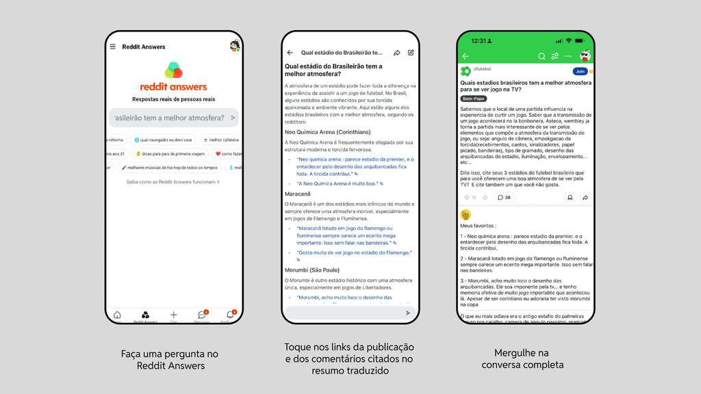 Reddit Answers chega ao Brasil com suporte ao português (Imagem: Divulgação/Reddit)