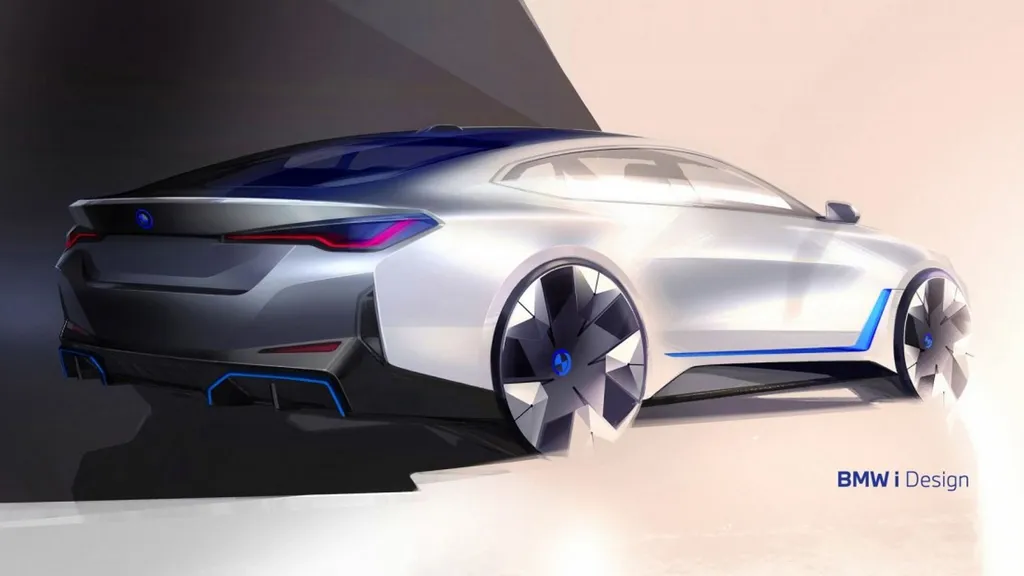 Projeção mostra como pode ser o BMW Série 3 100% elétrico (Imagem: Divulgação/BMW)