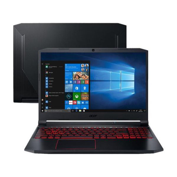 Notebook Gamer Acer Nitro 5 Intel Core i5 16GB - 512GBSSD 15,6” Full HD 144Hz NVIDIA GTX1650ti 4GB