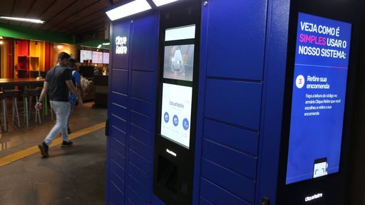 Metrô do RJ terá armários para retirada de produtos comprados pela internet