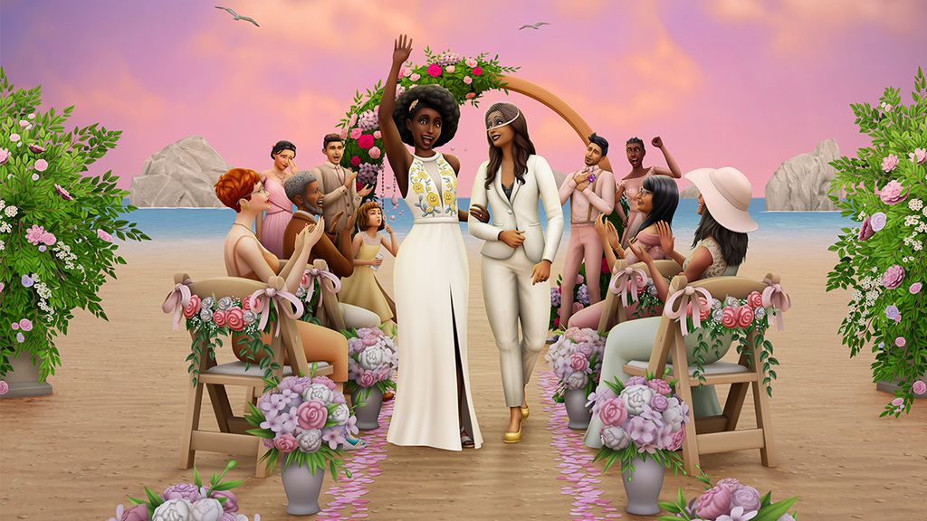 Análise: Guia de Flores e Buquês de Casamento no The Sims 4 Histórias de  Casamento 