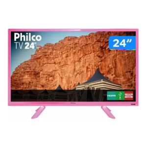 TV HD D-LED 24” Philco PTV24C10DR 2 HDMI - 2 HDMI 1 USB