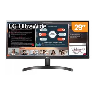 Monitor LG Ultrawide 29" Led LG IPS Full HD 2560 x 1080, 75Hz, HDR10, HDMI - 29WL500 [CUPOM]