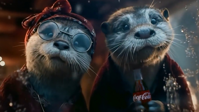 Coca-Cola troca os humanos por animais em um novo anúncio de Natal feito por IA