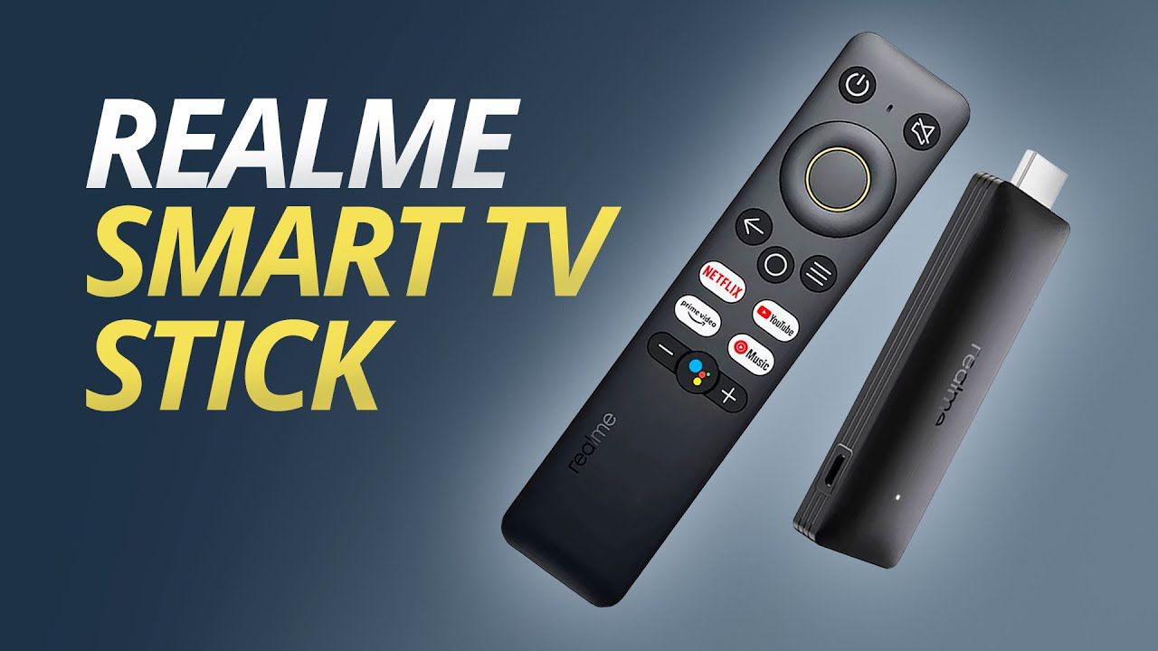 Realme Smart TV Stick Google TV Mais Barato Que O Chromecast 4 