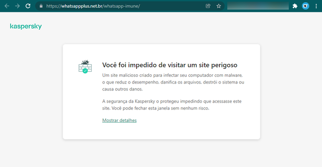 Se nem o site para baixar o "WhatsApp anti travas" é seguro, imagine o aplicativo (Imagem: Alveni Lisboa/Canaltech)