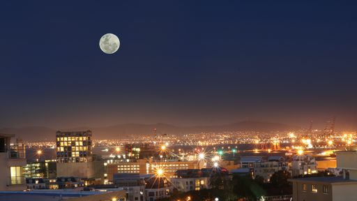 A primeira superlua cheia de 2021 acontece nesta segunda-feira (26)