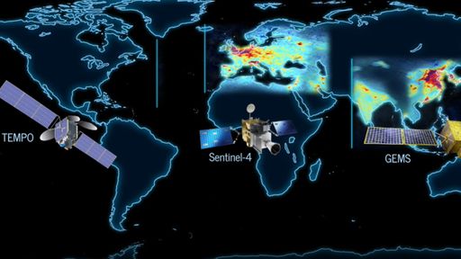 NASA, ESA e Coreia do Sul permitirão acompanhar a poluição da Terra a cada hora