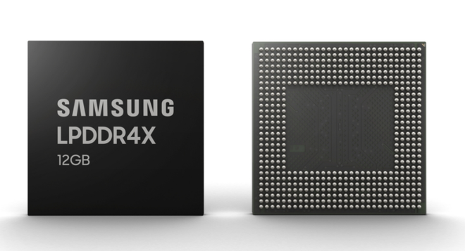 Samsung lança chip de memória DRAM de 12 GB para smartphones