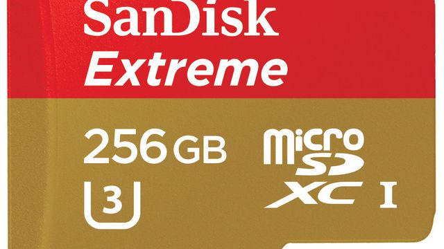 SanDisk anuncia cartões microSD de 256 GB de armazenamento