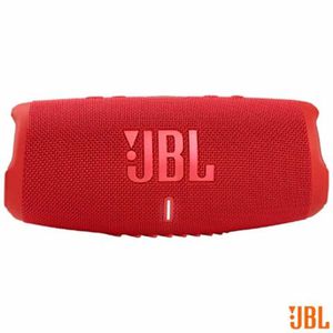 Caixa de Som Bluetooth JBL à Prova d'Água com Potência de 40 W Vermelha - JBLCHARGE5RED