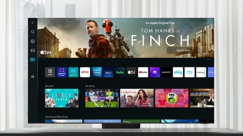 Samsung apresenta nova interface do Tizen OS para suas TVs de 2022 (Imagem: Reprodução/Samsung)