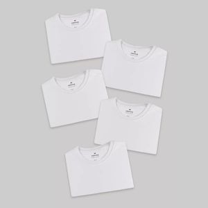 PARCELADO | Kit Com 5 Camisetas Masculinas Básicas - Hering