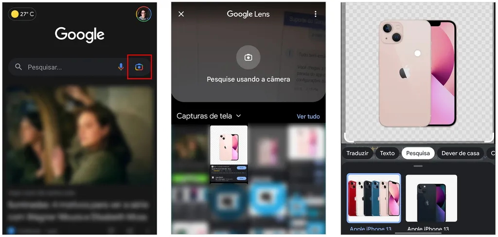 Como usar a pesquisa por imagem do Google