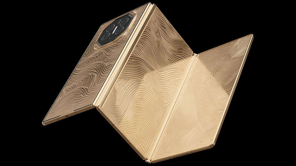 Dobrável triplo da Huawei ganha versão em ouro com preço de R$ 600