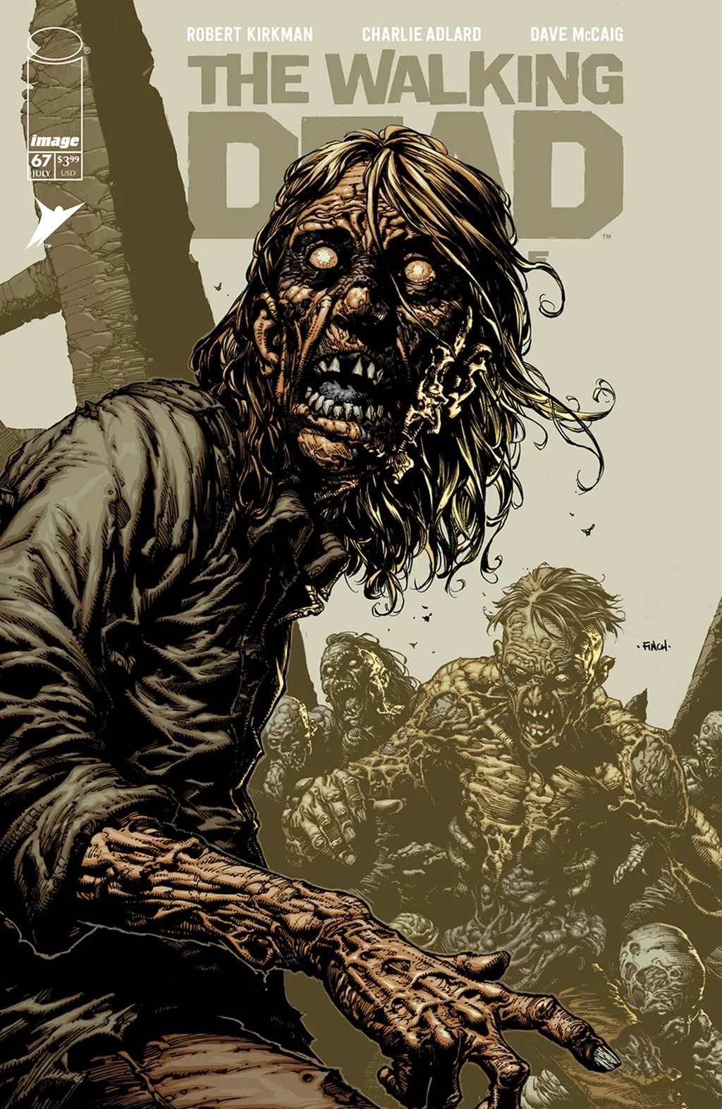 The Walking Dead Deluxe vem trazendo páginas coloridas, nova impressão, formato de luxo e vários extras (Imagem: Reprodução/Image Comics)