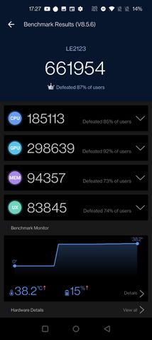 OnePlus 9 Pro Teste Antutu 1