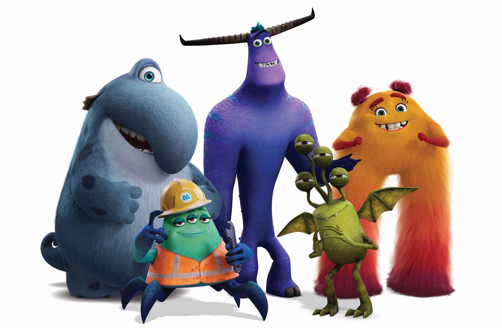 Os novos personagens de Monstros no Trabalho (Imagem: Divulgação / Disney+)