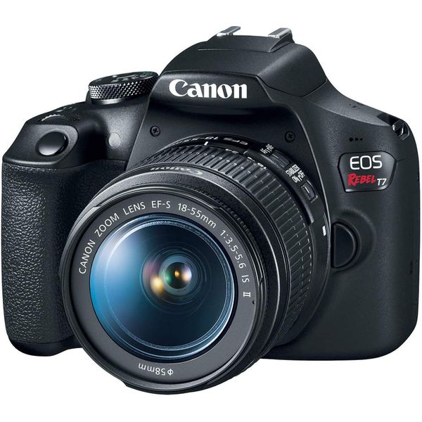 Câmera Digital EOS T7 Ef-S 18-55 F/3.5-5.6 Is II, Canon, Preto
