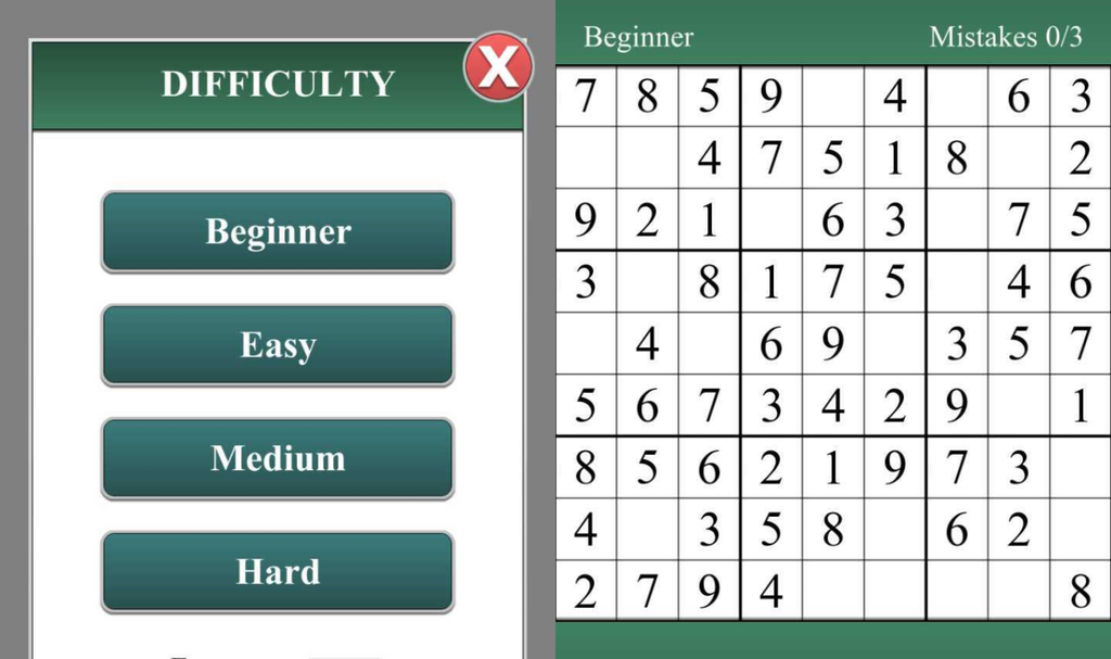 Você pode disputar partidas multiplayer no Sudoku - online game (Imagem: Captura de tela/Fabrício Calixto/Canaltech)
