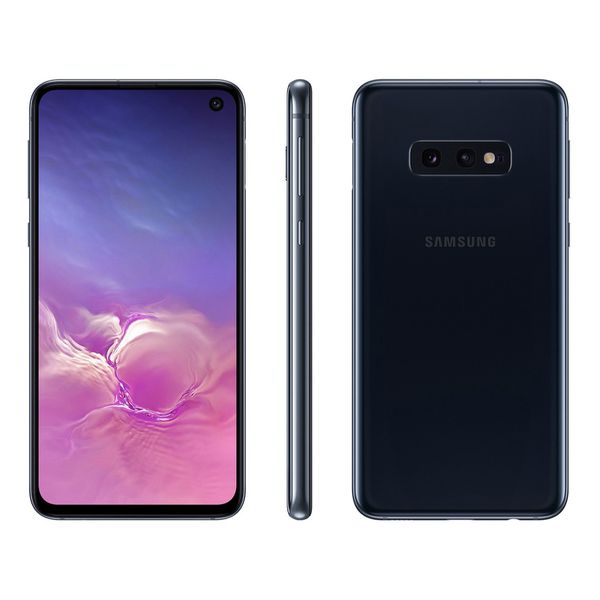 Samsung Galaxy S10e Preto, com Tela de 5,8”, 4G, 128 GB e Câmera Dupla de 12 MP+ 16MP - SMG970FZ