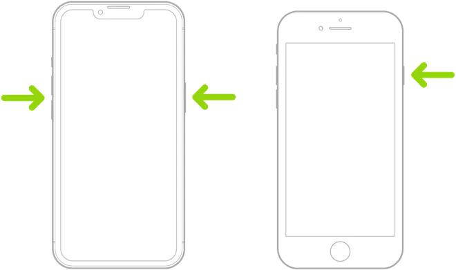 Identifique o seu modelo de iPhone para desligá-lo corretamente (Imagem: Divulgação/Apple)