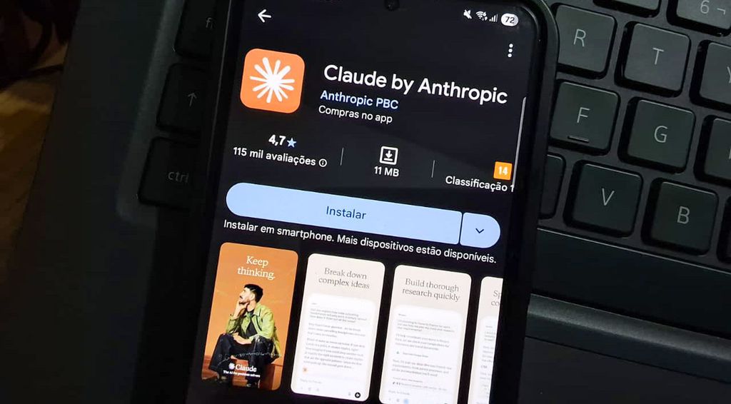 App Claude no Android