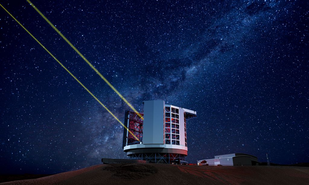 Conceito do telescópio Giant Magellan Telescope (GMT)