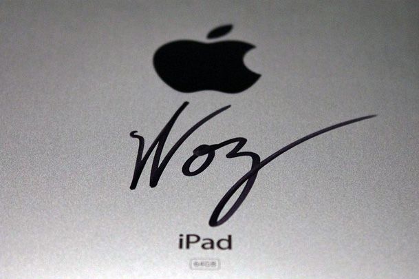 Autógrafo do Woz no iPad Autógrafo do Woz no iPad
