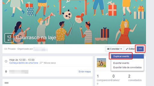 Veja como duplicar eventos no Facebook e manter os mesmos convidados