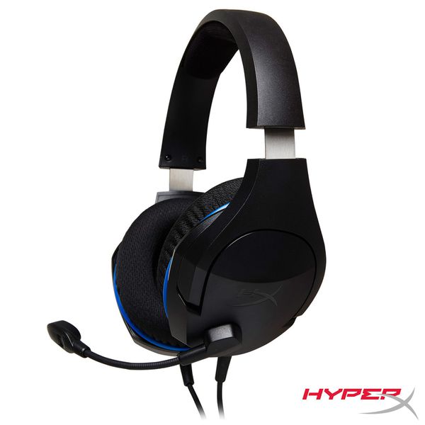 Headset Gamer Hyperx Cloud Stinger para PS4, Xbox One e Nintendo Swicth Preto e Azul - HX-HSCSC-BK