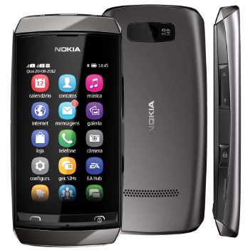 Linha "Asha" da Nokia, como o Asha 305 (foto), não pode mais acessar ou baixar o WhatsApp (Imagem: Divulgação/Nokia)