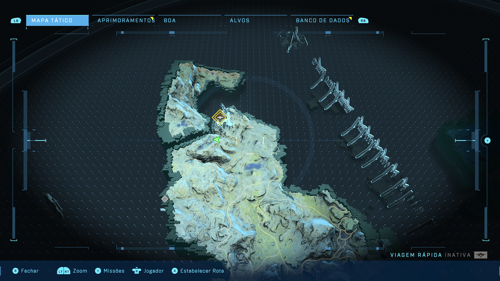 Mapa de Halo Infinite é novidade na franquia (Imagem: Captura de Tela/Felipe Ribeiro/ Canaltech)