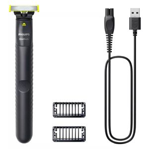 Aparador de Pelos Philips OneBlade QP1424/10 Cinza Bivolt | CUPOM