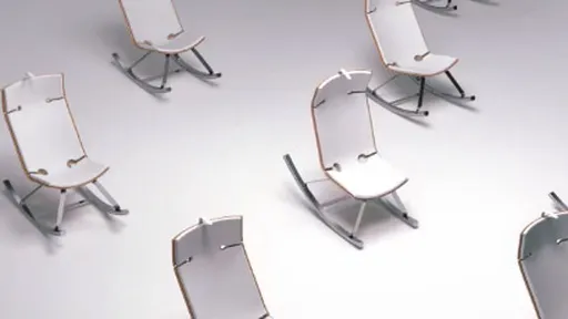 Simpática cadeira de balanço gera eletricidade para carregar gadgets
