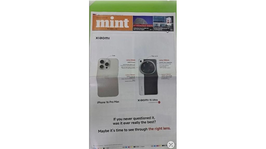Xiaomi 15 Ultra propaganda irregular