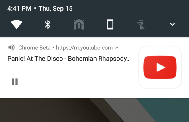 YouTube Chrome 54 Android YouTube Chrome 54 Android