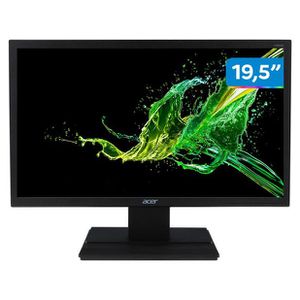 Monitor para PC HD Acer LED Widescreen - VGA HDMI 19,5” V206HQL