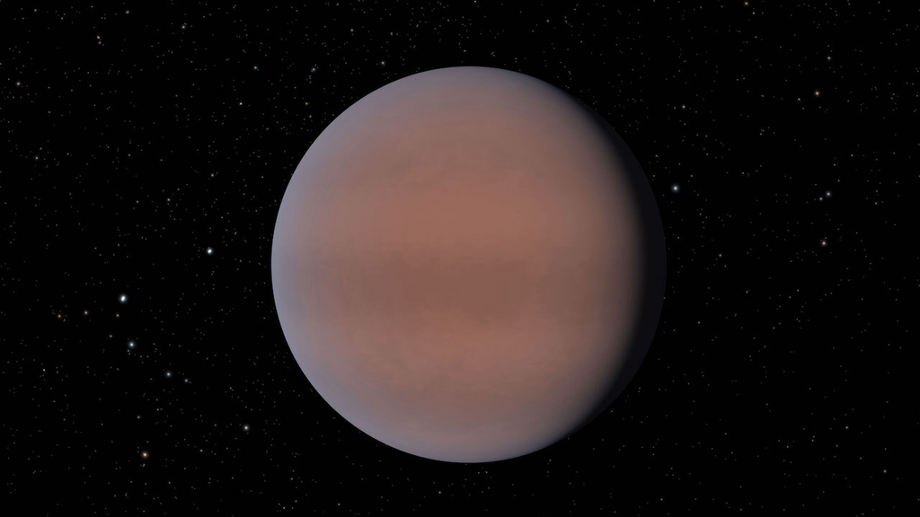 Representação do exoplaneta TOI-674 b(Imagem: Reprodução/NASA/JPL-Caltech)