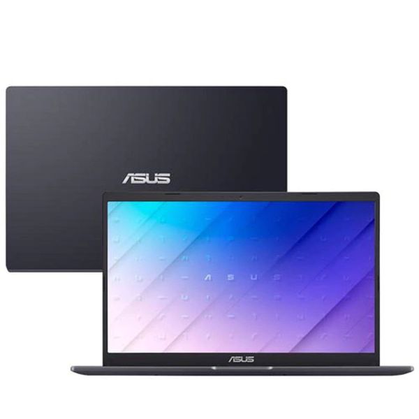 Notebook Asus Intel® Celeron® N4020 Dual Core, 4GB, 128GB, Tela 15,6", Intel UHD600, Windows Pro, Black - E510MA-BR295R [À VISTA]
