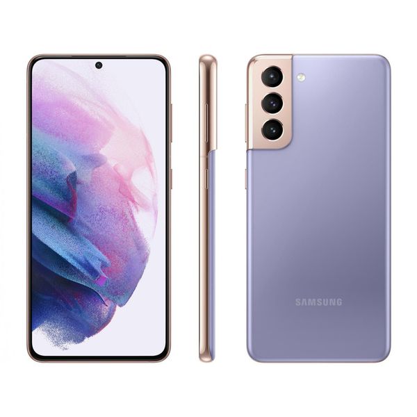 Smartphone Samsung Galaxy S21 128GB Violeta 5G - 8GB RAM Tela 6,2” Câm. Tripla + Selfie 10MP [APP + CLIENTE OURO + CUPOM]