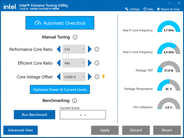 Intel XTU - overclock automático