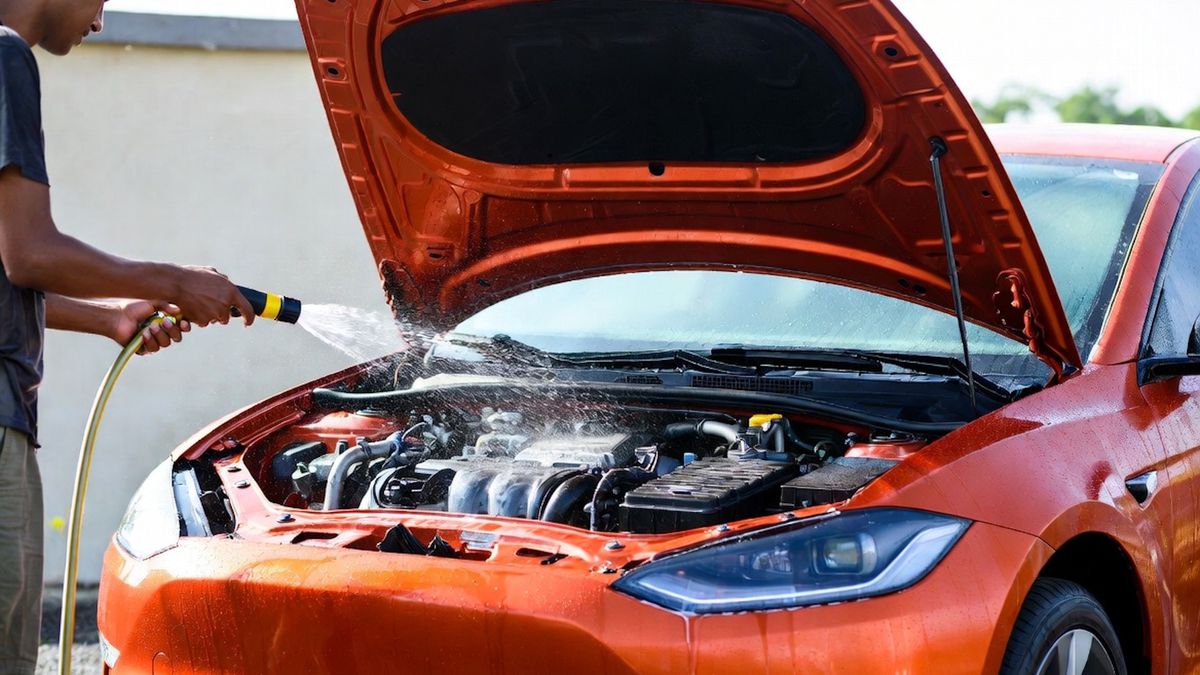 Lavar o motor do carro pode ser uma péssima ideia; explicamos o porquê