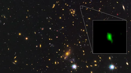 Observatório ALMA descobre oxigênio em galáxia a 13,28 bilhões de anos-luz